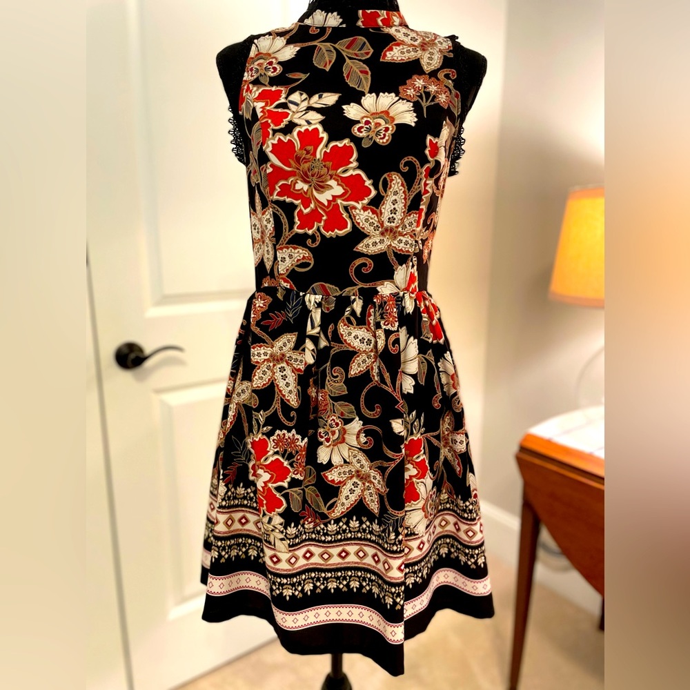 Soieblu sleeveless fall dress.
